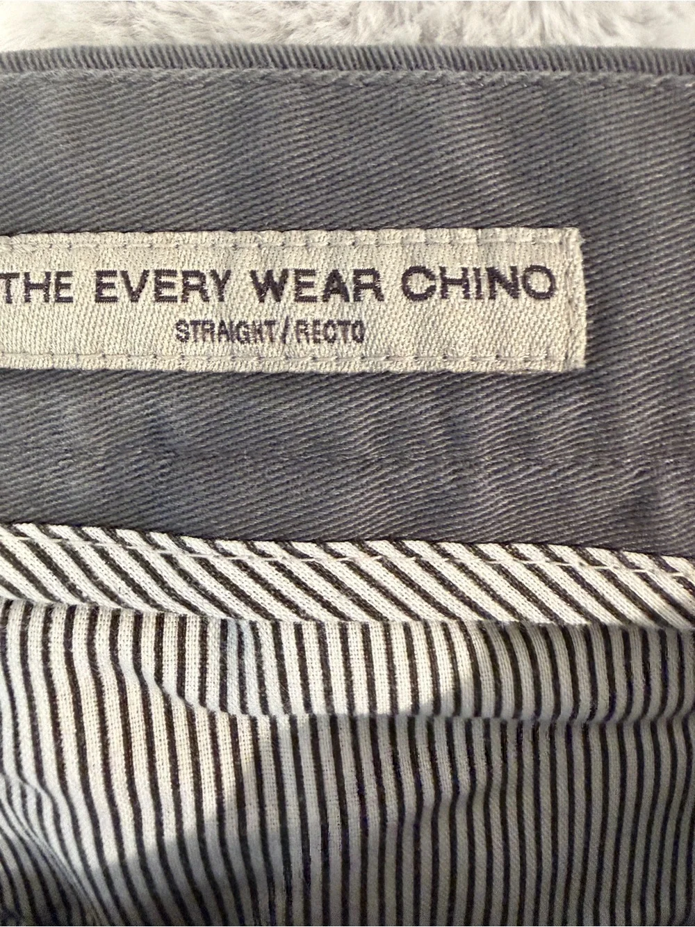 Men’s Goodfellow & Co Every Wear Chino Pants 34x30 Gray Classic Fit - Picture 10 of 10